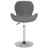 vidaXL Tabouret de bar Gris fonc&eacute; Velours