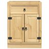 vidaXL Armoire avec tiroir Miel 60 x 46 x 81,5 cm Pin massif