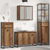 vidaXL Ensemble de mobilier de salle de bain avec tiroir Bois ancien