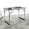 HI Table pliable 100 x 60 x 94 cm Aluminium