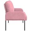 vidaXL Canap&eacute;s avec coussin 110cm Rose Contreplaqu&eacute;