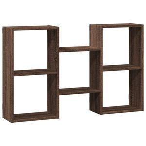 vidaXL &Eacute;tag&egrave;re murale ch&ecirc;ne marron 96x18x60 cm bois d'ing&eacute;nierie
