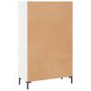 vidaXL Buffet haut blanc 69,5x31x115 cm bois d'ing&eacute;nierie