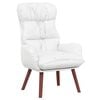 vidaXL fauteuil Blanc 69 x 74 x 93 cm Simili cuir