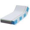 vidaXL Matelas Blanc et Gris 70 x 200 cm Ressort ensach&eacute;