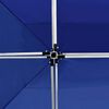 vidaXL Tente de réception pliable avec parois Aluminium 4,5x3 m Bleu