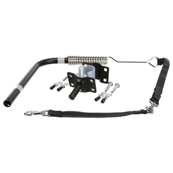 TRIXIE Ensemble de laisse de v&eacute;lo pour chien Noir 1287