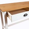 vidaXL Table console Hill avec 2 tiroirs 110x45x74 cm Pin solide