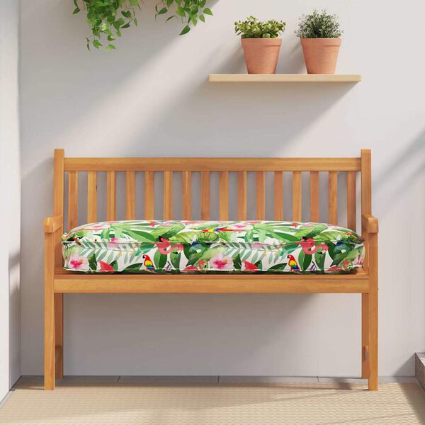 vidaXL Coussin Floral Multicolore 120 x 50 x 12 cm Tissu Oxford