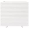 vidaXL Jardinière blanc 80x80x72 cm bois de pin massif