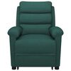 vidaXL Fauteuil Vert fonc&eacute; Tissu