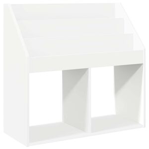 vidaXL Biblioth&egrave;que pour enfants Blanc 72,5 x 29,5 x 69 cm