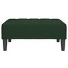 vidaXL Repose-pied Vert fonc&eacute; 78x56x32 cm Velours
