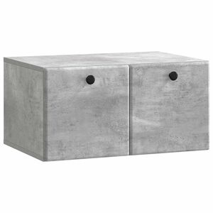 vidaXL Meuble TV mural Gris b&eacute;ton 59,5 x 41 x 30 cm Bois d'ing&eacute;nierie