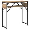 vidaXL TableConsole Ch&ecirc;ne artisanal 75x30x75cm Bois d'ing&eacute;nierie