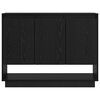 vidaXL Buffet Chêne noir 97 x 29 x 75 cm Bois d'ingénierie