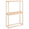 vidaXL Porte-pneus 120x40x180 cm Bois de pin massif