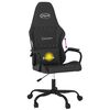 vidaXL Chaise de jeu de massage noir similicuir