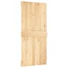 vidaXL Porte NARVIK Naturel 95 x 210 cm Bois de pin massif