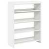 vidaXL &Eacute;tag&egrave;re &agrave; chaussures blanc 60x25x81 cm bois d'ing&eacute;nierie