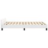 vidaXL Cadre de lit sans matelas blanc 120x200 cm similicuir