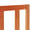 vidaXL T&ecirc;te de lit cire marron 160 cm bois massif de pin