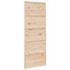 vidaXL Porte de grange 80x208 cm bois massif de pin
