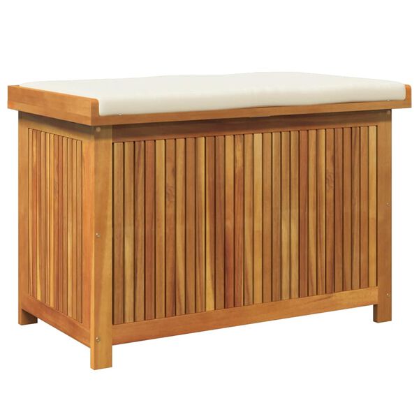vidaXL Bo&icirc;te &agrave; coussins d'ext&eacute;rieur 90x50x60,5 cm bois massif d'acacia