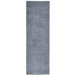 vidaXL Tapis shaggy PAMPLONA poils longs moderne bleu 80x250 cm