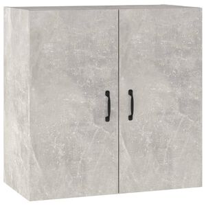 vidaXL Armoire murale Gris b&eacute;ton 60x31x60 cm Bois d'ing&eacute;nierie
