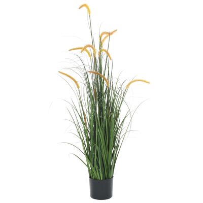 vidaXL Plante artificielle à herbe avec quenouille 135 cm