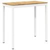 vidaXL Table de Bar de Jardin NAARDEN Blanc 108,5 x 55 x 105 cm