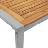 vidaXL Ensemble de salle à manger pour jardin 5 pcs Gris
