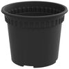 vidaXL Pot &agrave; fleurs rond 6 pcs Noir &Oslash; 12,5 x 10 cm Plastique