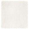 vidaXL Tapis en fausse TAFALLA Blanc 120 x 120 cm Polyester