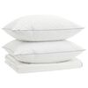 vidaXL Ensemble de couette 90 % en duvet d&rsquo;oie FULDA 3 pc 140 x 220 cm