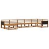vidaXL Ensemble de canap&eacute;s d'ext&eacute;rieur 7 pcs Naturel