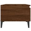 vidaXL Tables d'appoint 2 pcs Ch&ecirc;ne marron 50x46x35 cm Bois ing&eacute;nierie