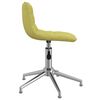 vidaXL Chaise pivotante de bureau Vert Tissu