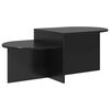 vidaXL Table basse Ch&ecirc;ne noir 100 x 50 x 40 cm Bois d'ing&eacute;nierie