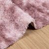 vidaXL Tapis Shaggy &agrave; poils longs NAVARRA rose poudr&eacute; 120x170 cm