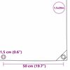 vidaXL B&acirc;che 650g / m&sup2; Marron 1,5 x 20 m Toile avec rev&ecirc;tement en PVC