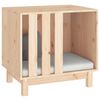 vidaXL Niche pour chien 60x45x57 cm Bois de pin massif