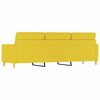 vidaXL Canap&eacute; &agrave; 3 places Jaune clair 180 cm Tissu