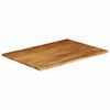 vidaXL Dessus de table à bord vivant 100x80x3,8cm bois massif manguier