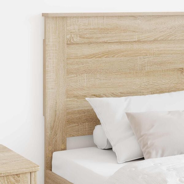 vidaXL T&ecirc;te de lit Ch&ecirc;ne Sonoma 80 cm Bois d'ing&eacute;nierie