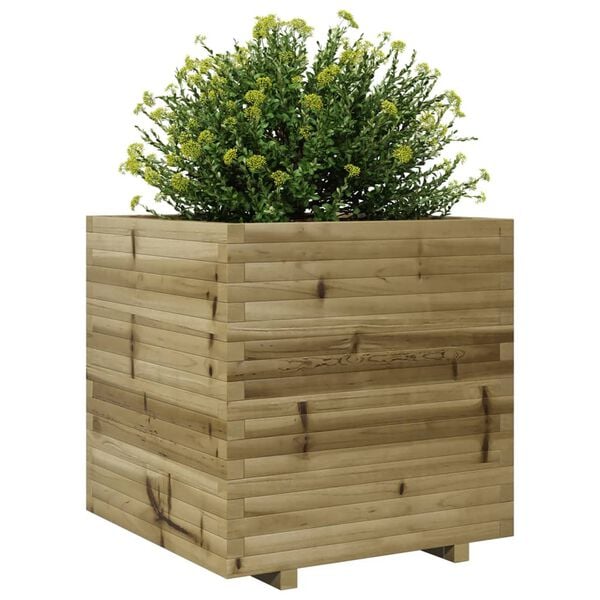 vidaXL Jardini&egrave;re 70x70x72 cm bois de pin impr&eacute;gn&eacute;