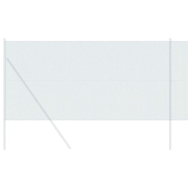 vidaXL Clôture hexagonale Vert 1,4 x 25 m PVC