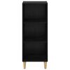 vidaXL Buffet Chêne noir 34,5 x 32,5 x 90 cm Bois d'ingénierie