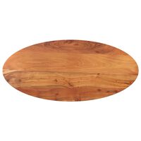 vidaXL Dessus de table 110x50x3,8 cm ovale bois massif d'acacia
